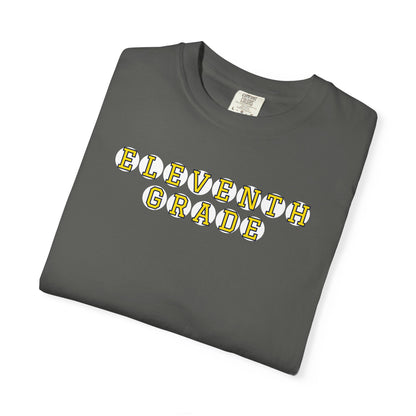 ELEVENTH GRADE YELLOW PLAYER LETTERS T-SHIRT