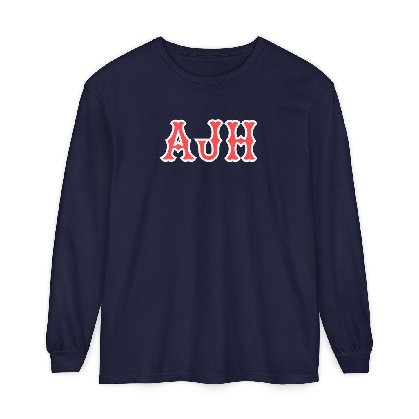 AJH SOX LETTERS LONG SLEEVE