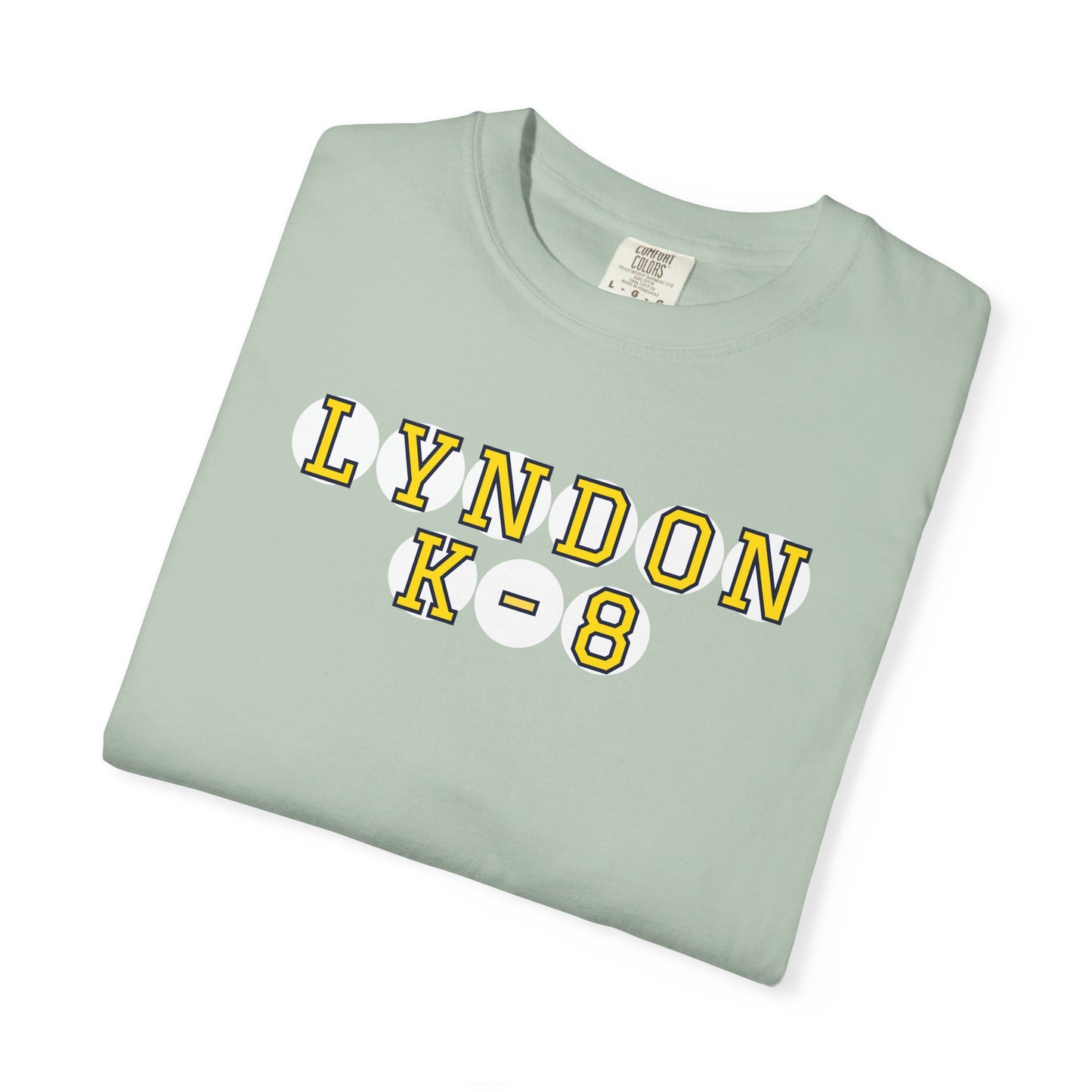 LYNDON K-8 YELLOW PLAYER LETTERS T-SHIRT