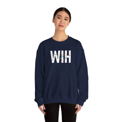 WIH HOLIDAY LIGHTS HEAVY BLEND CREWNECK