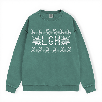 LGH UGLY SWEATER COMFORT COLORS CREWNECK