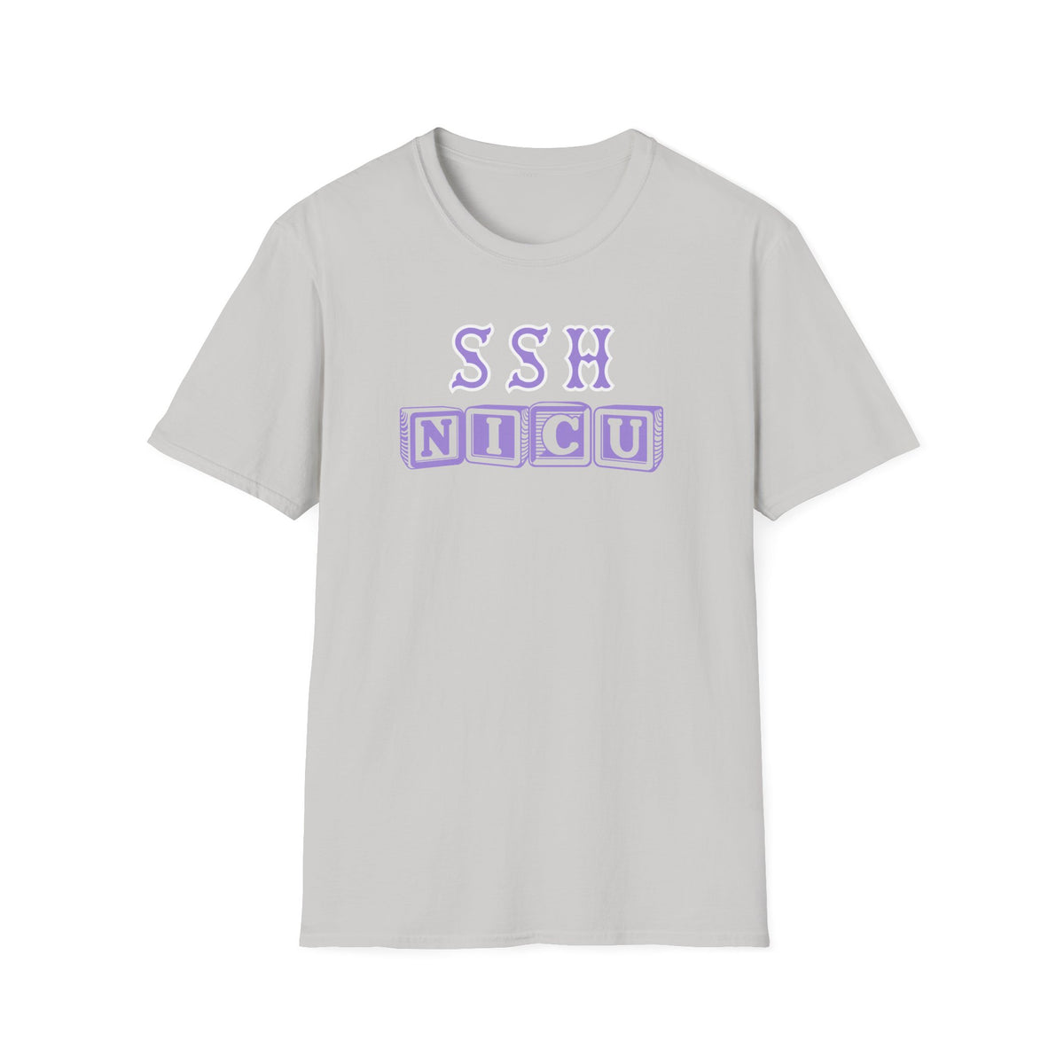 SSH BLOCK LETTERS NICU TEE