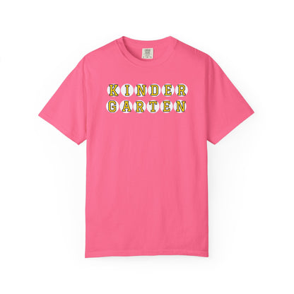 KINDERGARTEN YELLOW PLAYER NUMBER T-SHIRT