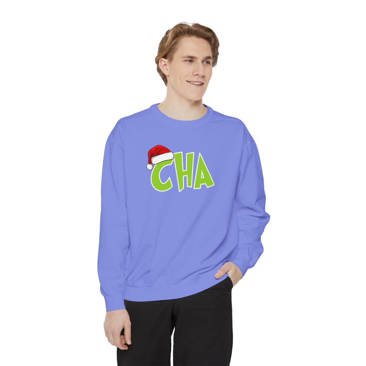 CHA GRINCH COMFORT COLORS CREWNECK