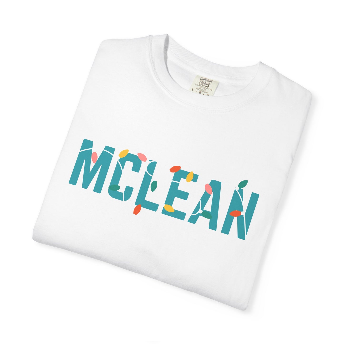 MCLEANR HOLIDAY LIGHTS T-SHIRT - WHITE