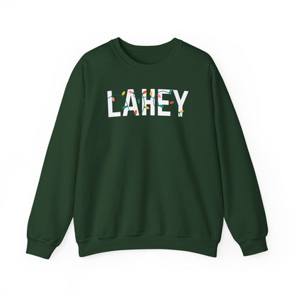LAHEY HOLIDAY LIGHTS HEAVY BLEND CREWNECK