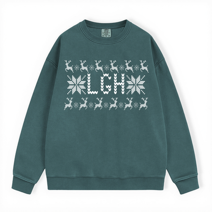 LGH UGLY SWEATER COMFORT COLORS CREWNECK