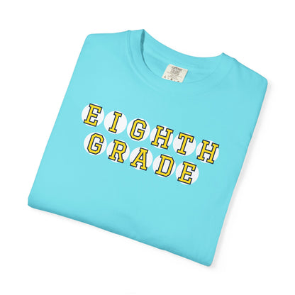 EIGHTH GRADE YELLOW PLAYER LETTERS T-SHIRT