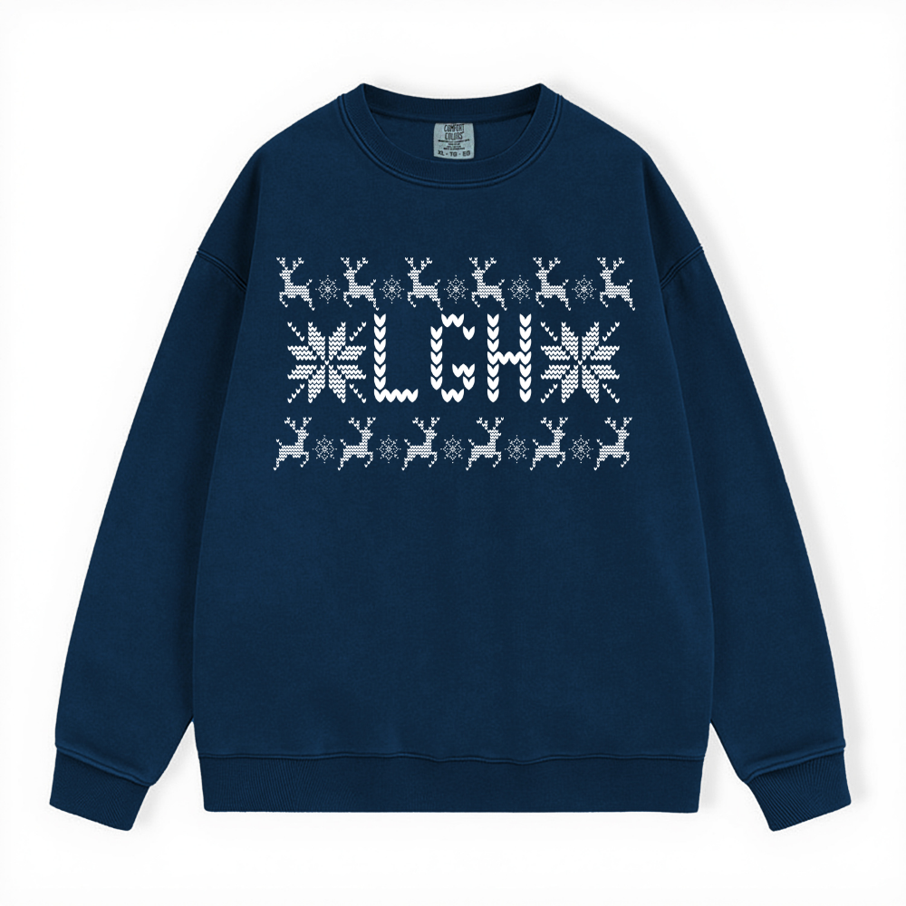 LGH UGLY SWEATER COMFORT COLORS CREWNECK