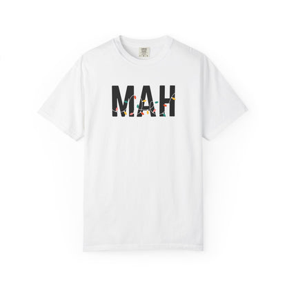 MAH HOLIDAY LIGHTS T-SHIRT - WHITE