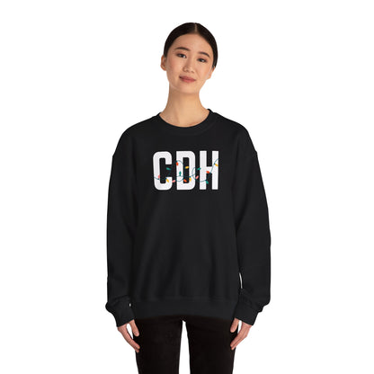 CDH HOLIDAY LIGHTS HEAVY BLEND CREWNECK