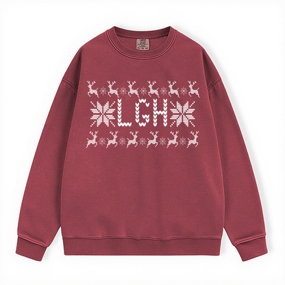LGH UGLY SWEATER COMFORT COLORS CREWNECK
