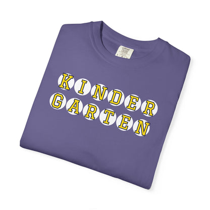 KINDERGARTEN YELLOW PLAYER NUMBER T-SHIRT