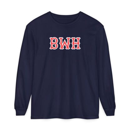 BWH SOX LETTERS LONG SLEEVE