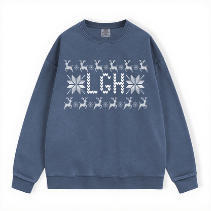 LGH UGLY SWEATER COMFORT COLORS CREWNECK