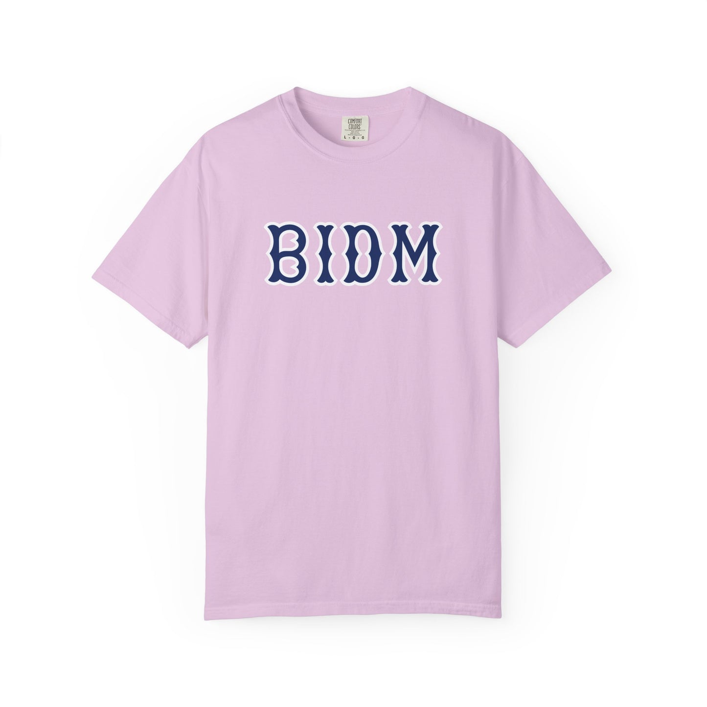BIDM NAVY SOX LETTERS TEE