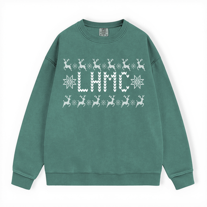 LHMC UGLY SWEATER COMFORT COLORS CREWNECK