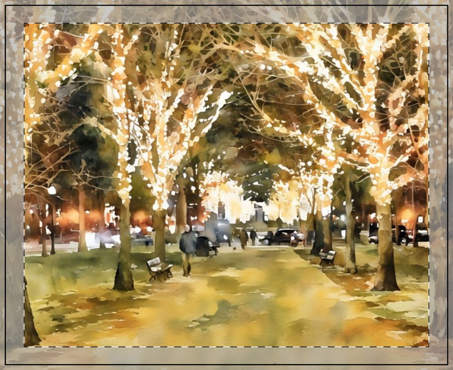 COMM AVE HOLIDAY LIGHTS 11 OZ CANDLE