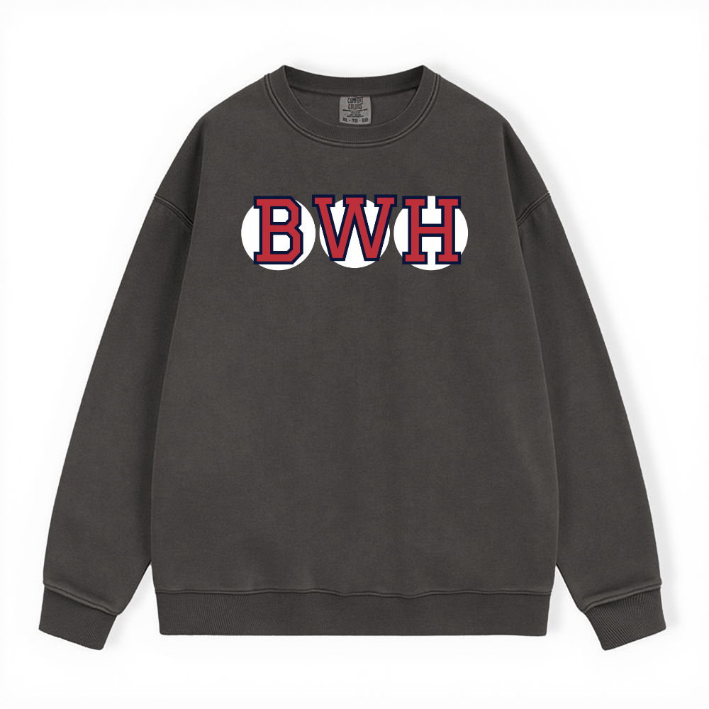 BWH RETIRED SOX LETTERS CREWNECK