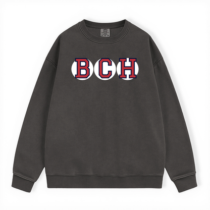 BCH RETIRED SOX LETTERS CREWNECK
