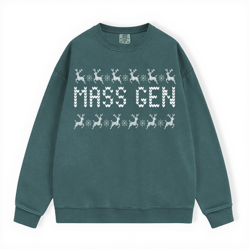 MASS GEN UGLY SWEATER COMFORT COLORS CREWNECK