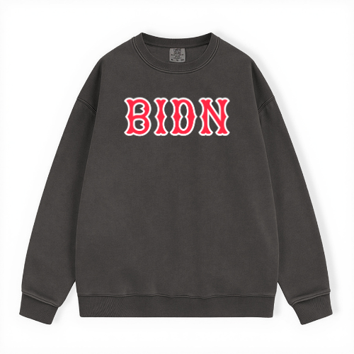 BIDN SOX LETTERS CREWNECK