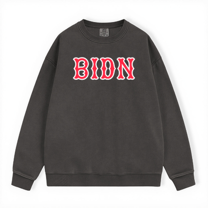 BIDN SOX LETTERS CREWNECK