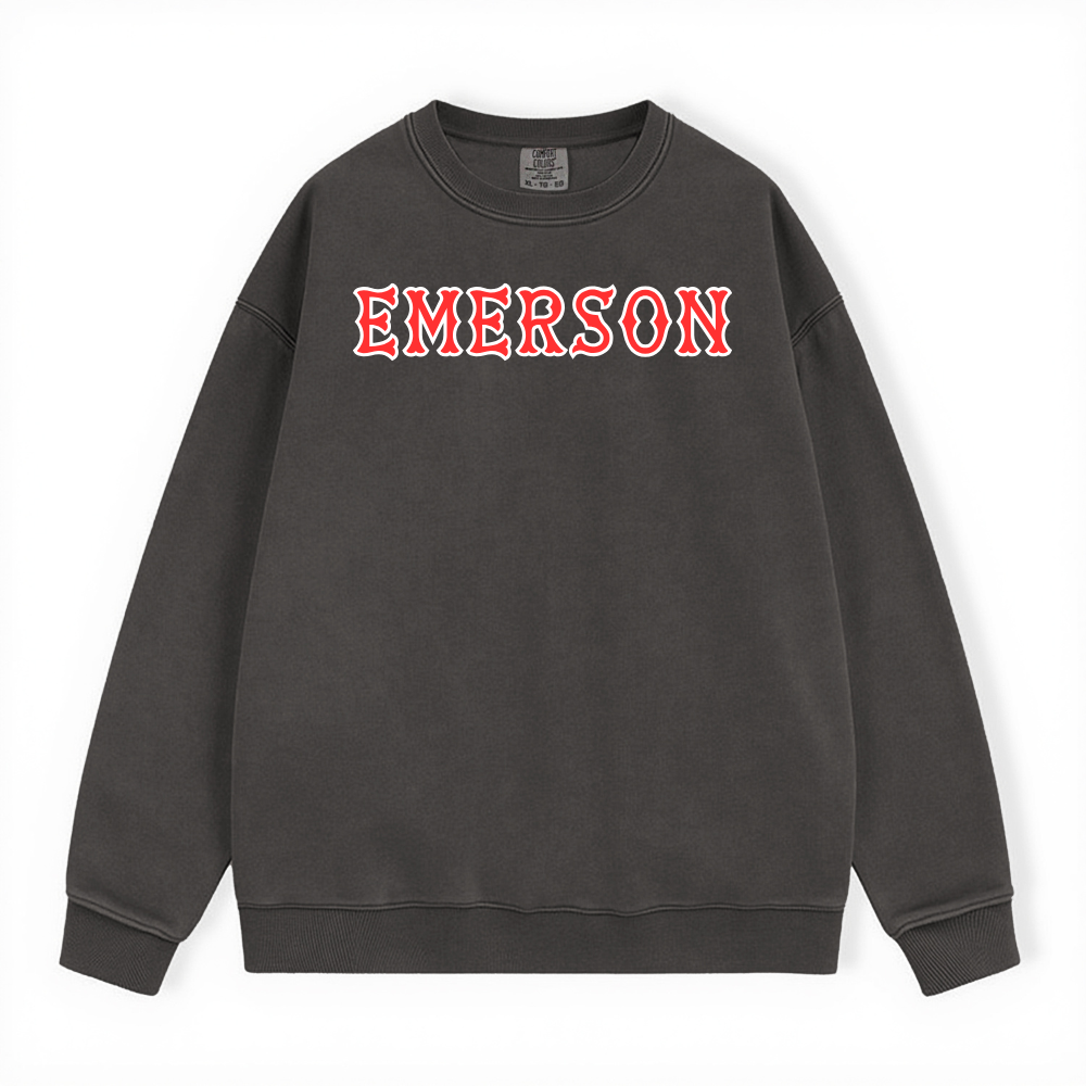 EMERSON SOX LETTERS LONG SLEEVE