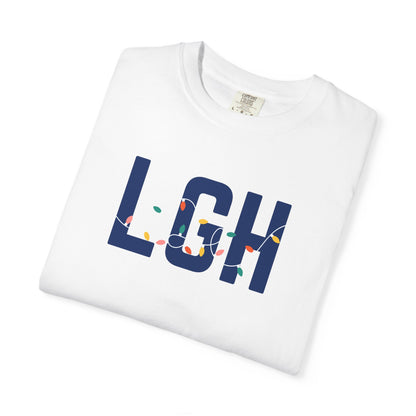 LGH HOLIDAY LIGHTS T-SHIRT - WHITE