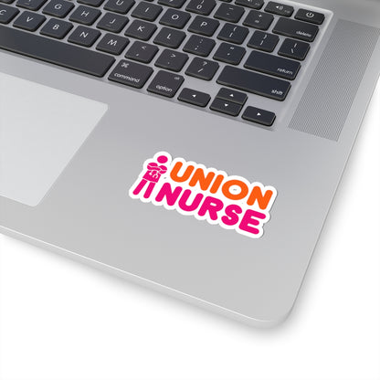 UNION NURSE 3" STICKER