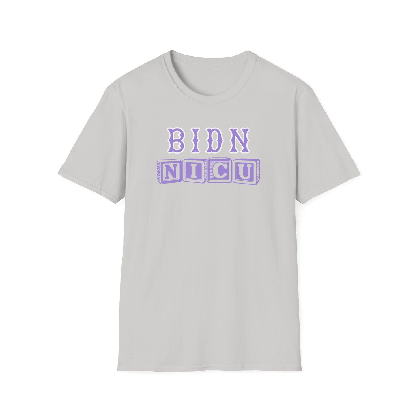 BIDN BLOCK LETTERS NICU TEE