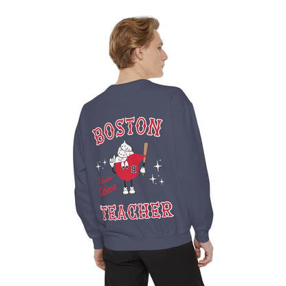 BOSTON TEACHER ICE CREAM COMFORT COLORS CREWNECK
