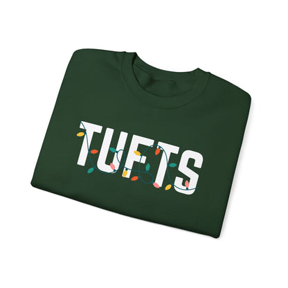 TUFTS HOLIDAY LIGHTS HEAVY BLEND CREWNECK