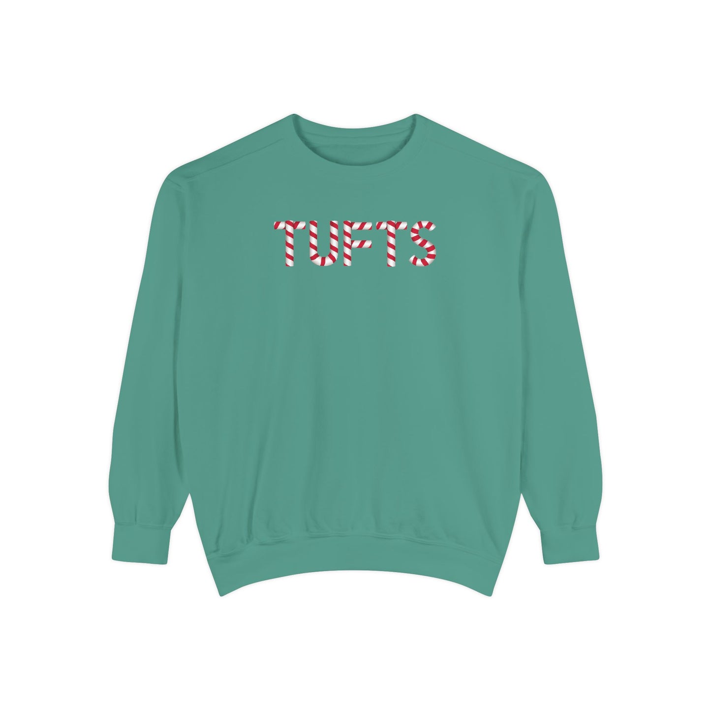 TUFTS CANDY CANE CREWNECK