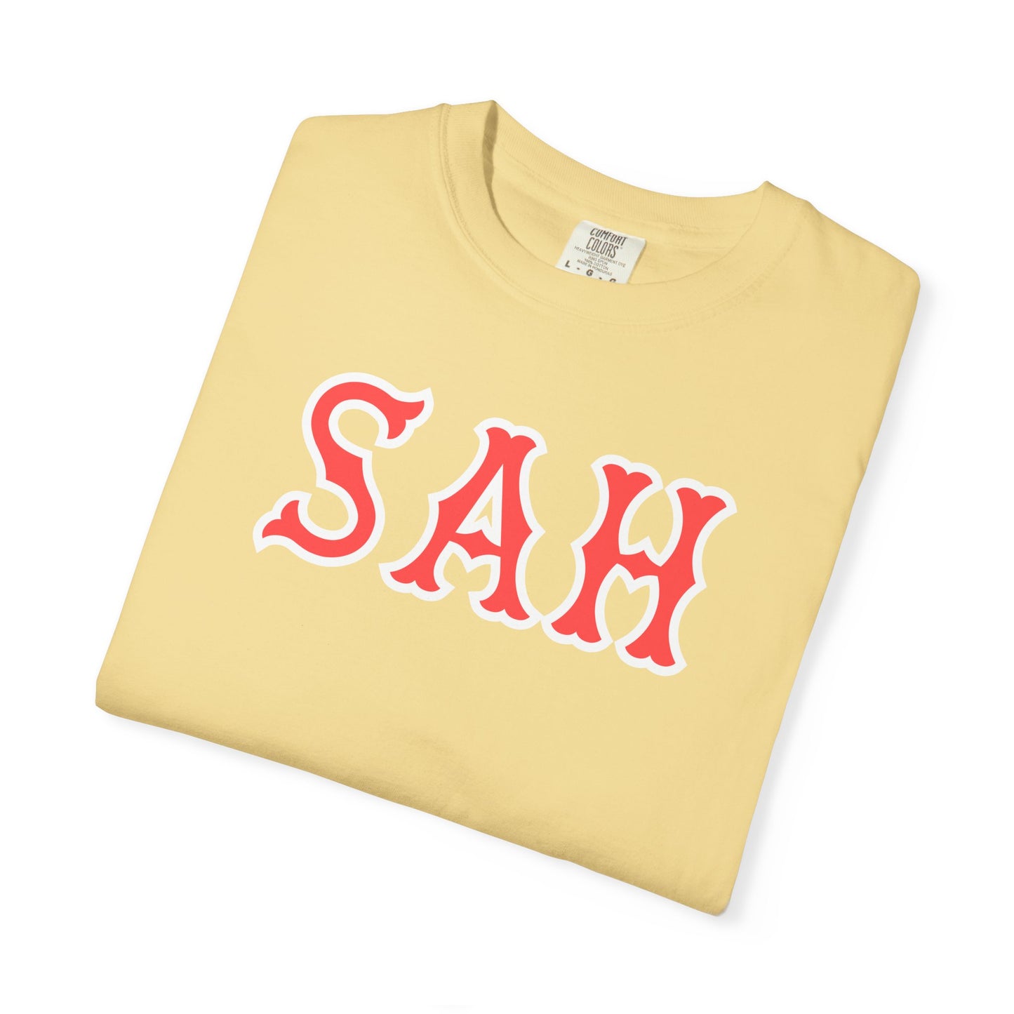 SAH SOX LETTERS TEE