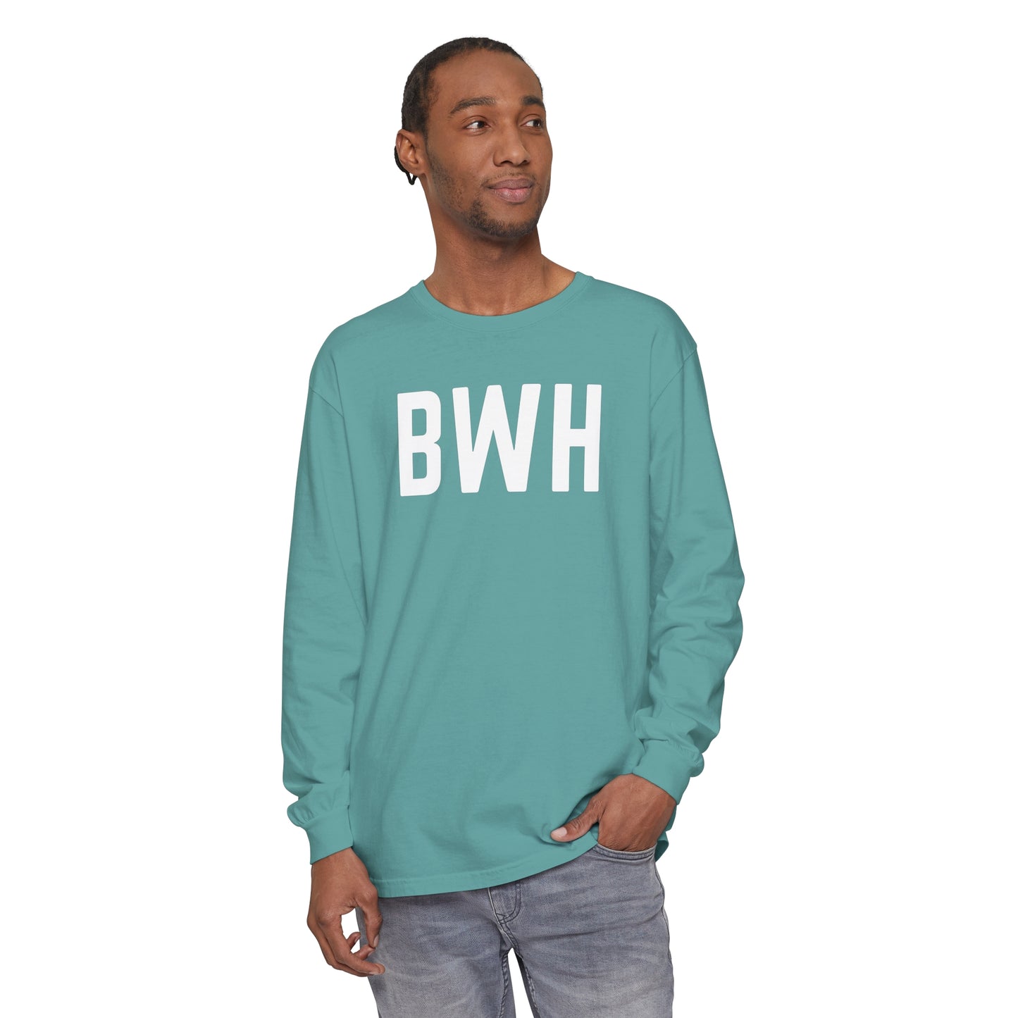 Unisex Garment-dyed Long Sleeve T-Shirt