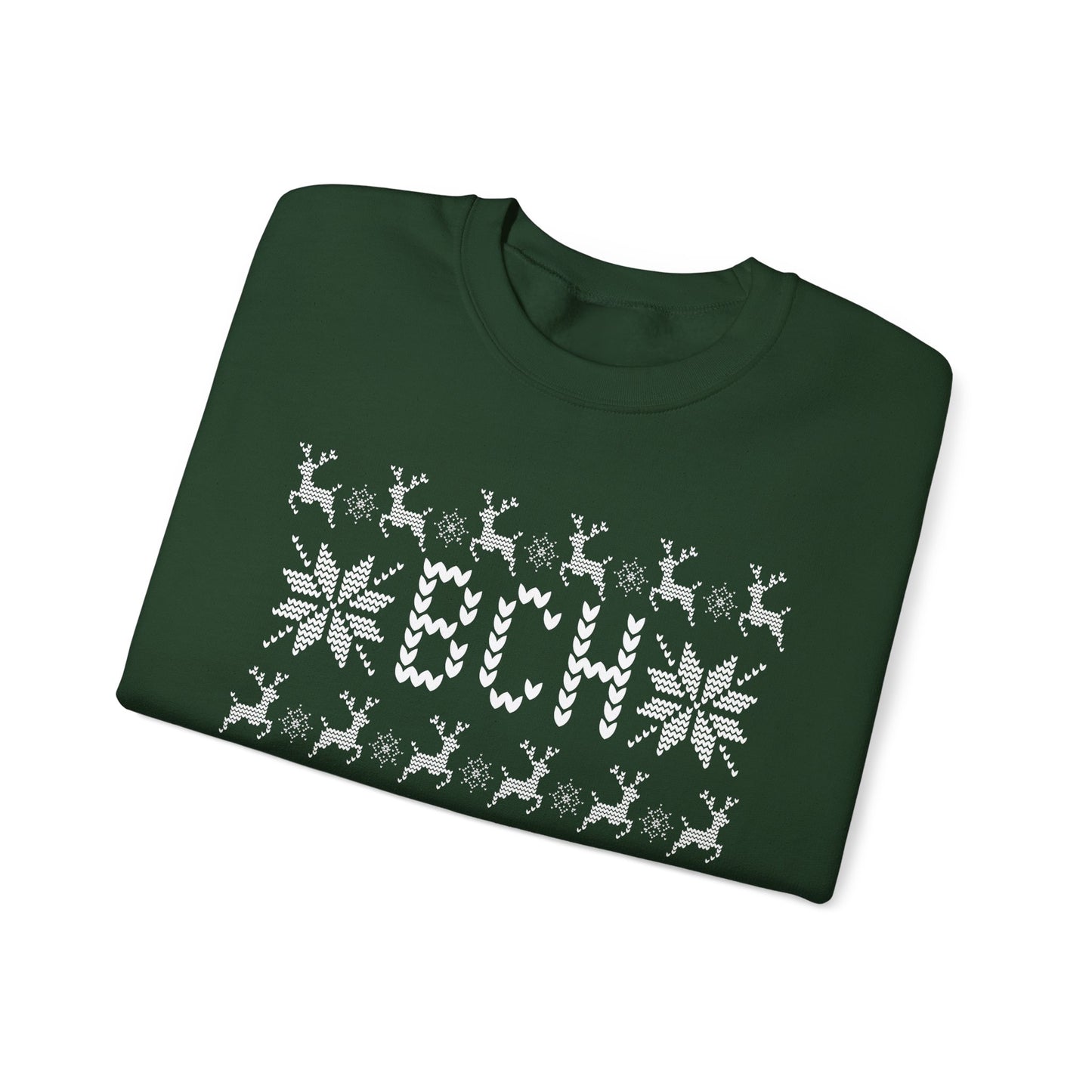 BCH UGLY SWEATER HEAVY BLEND CREWNECK