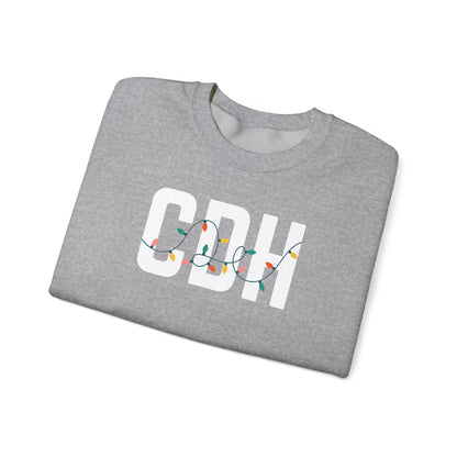 CDH HOLIDAY LIGHTS HEAVY BLEND CREWNECK