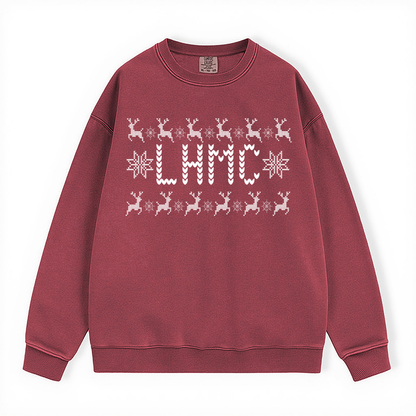 LHMC UGLY SWEATER COMFORT COLORS CREWNECK
