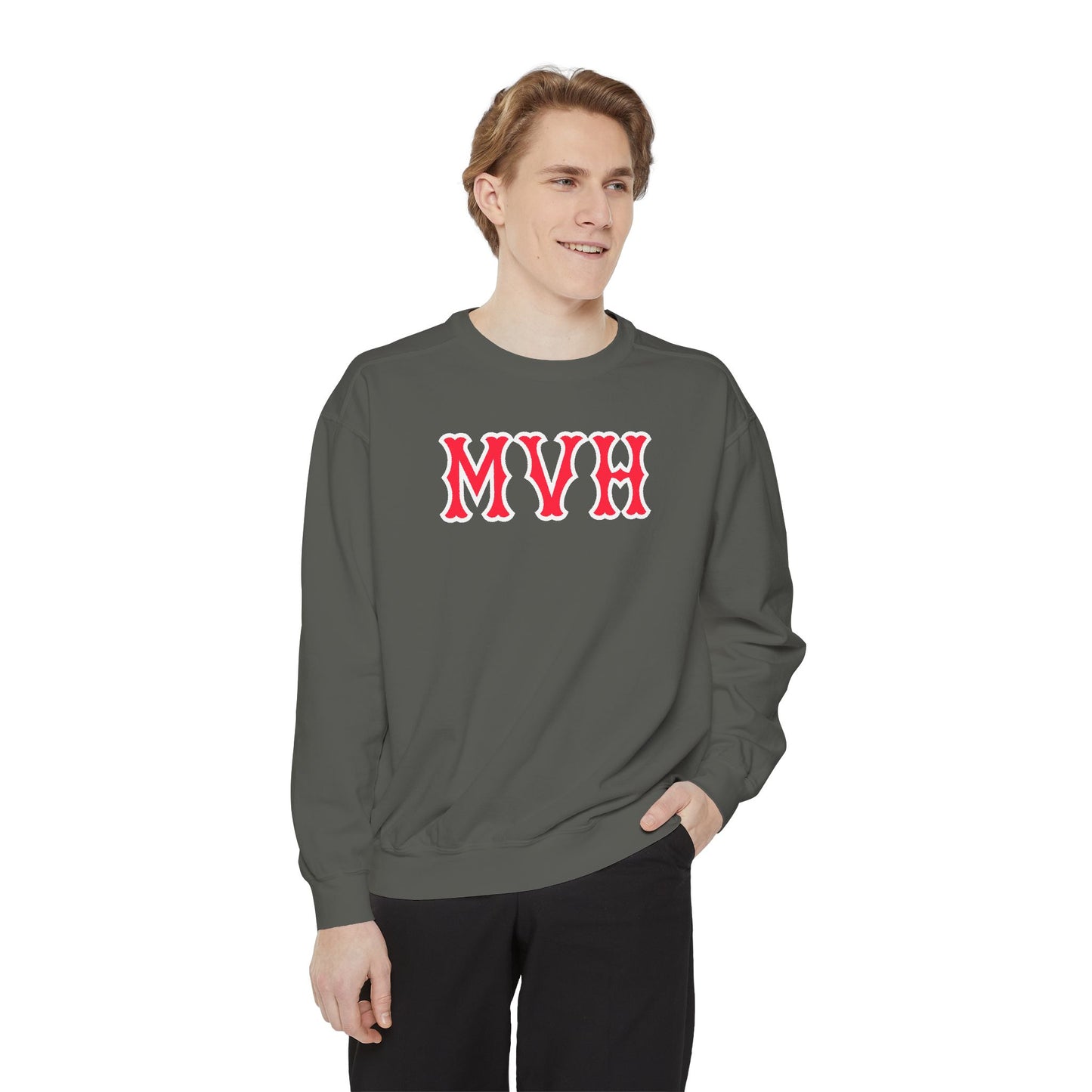 MVH SOX LETTERS CREWNECK