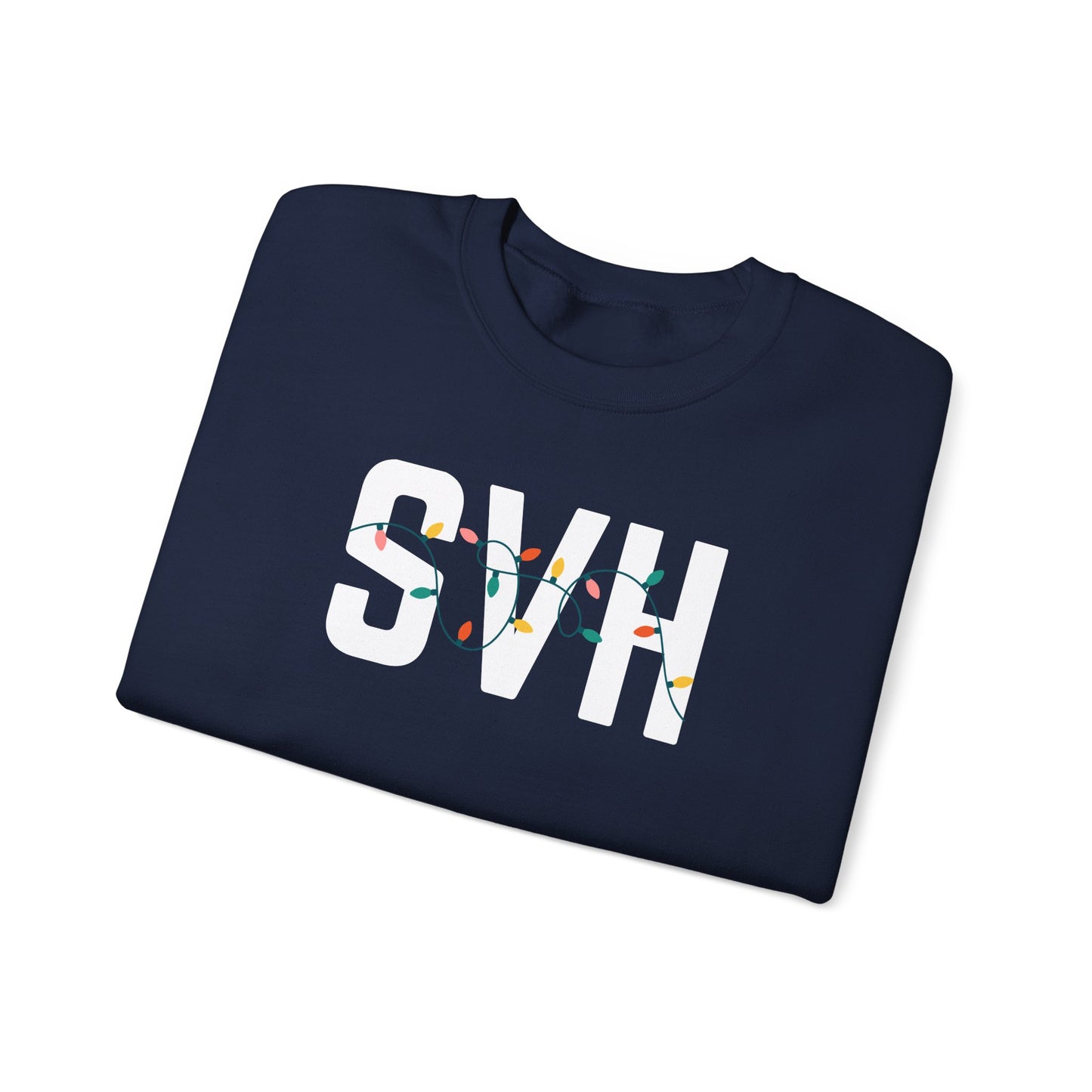 SVH HOLIDAY LIGHTS HEAVY BLEND CREWNECK