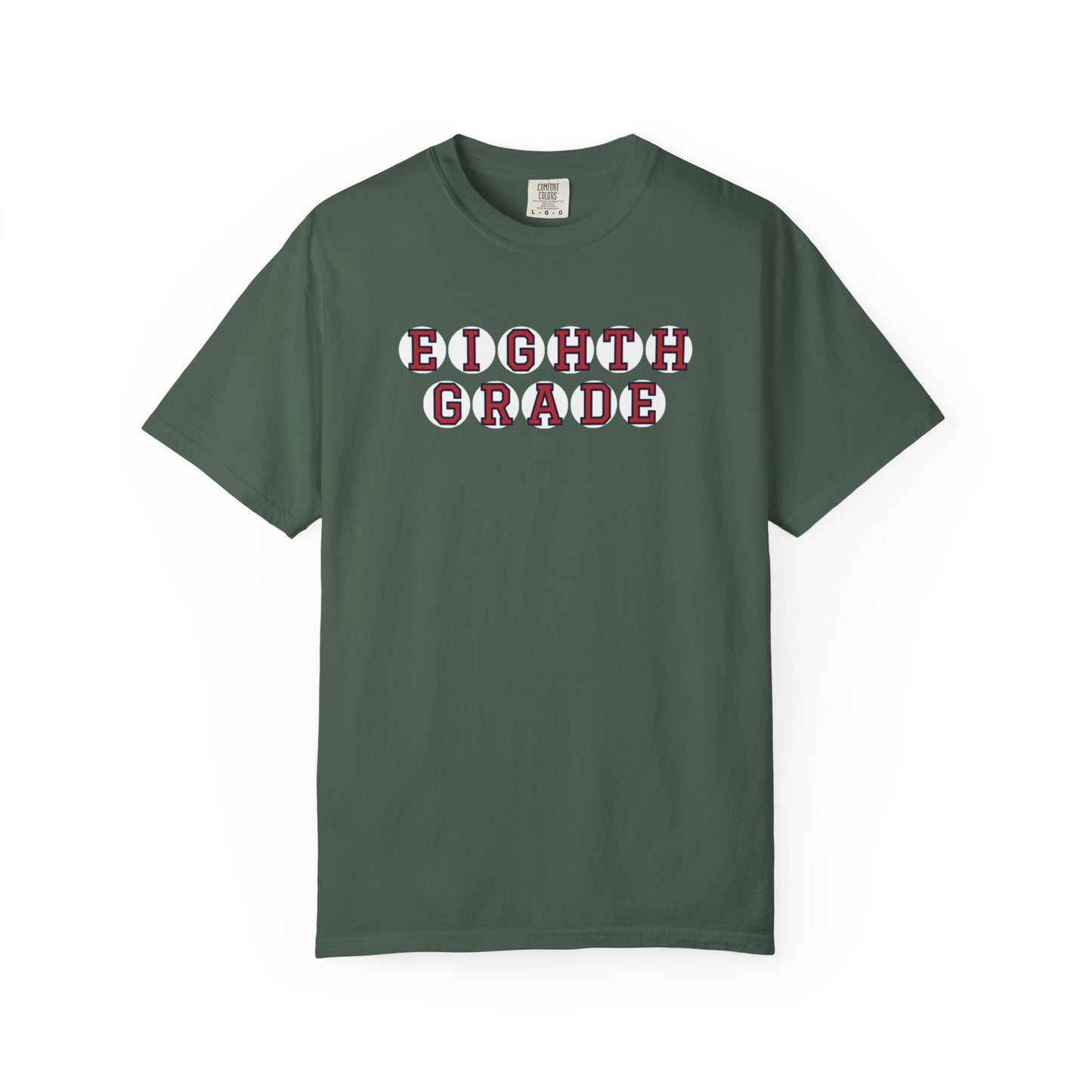 EIGHTH GRADE RED PLAYER LETTERS T-SHIRT