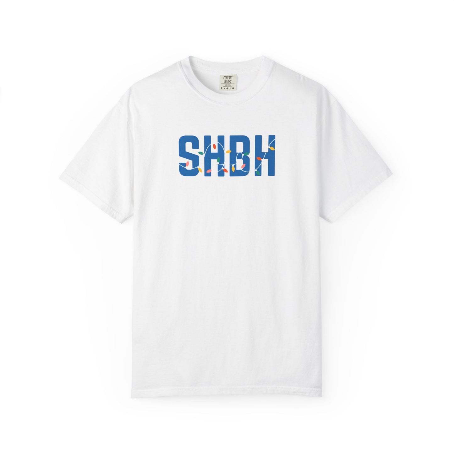 SHBH HOLIDAY LIGHTS T-SHIRT - WHITE
