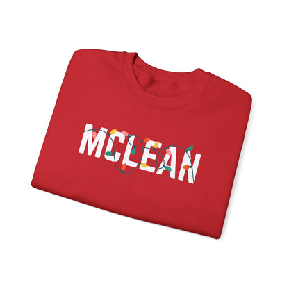 MCLEAN HOLIDAY LIGHTS HEAVY BLEND CREWNECK