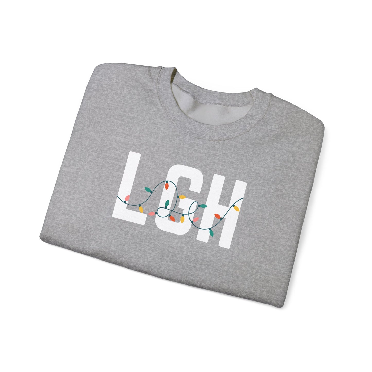 LGH HOLIDAY LIGHTS HEAVY BLEND CREWNECK