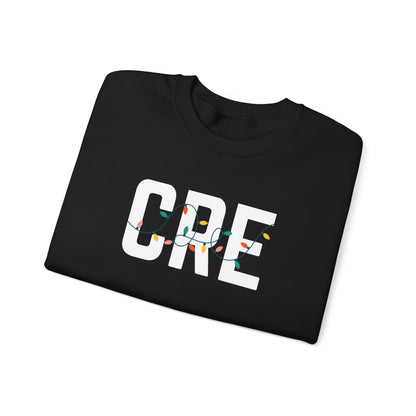 CRE HOLIDAY LIGHTS HEAVY BLEND CREWNECK