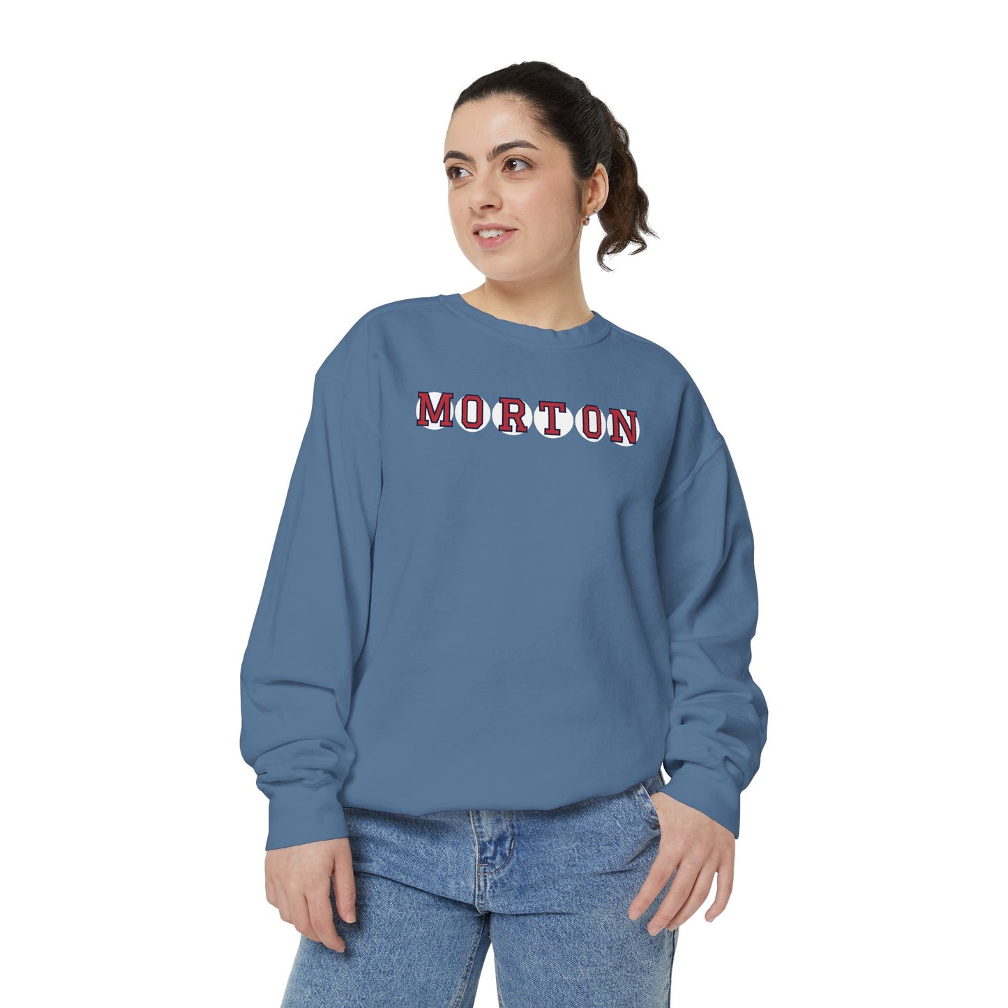 MORTON RETIRED SOX LETTER CREWNECK