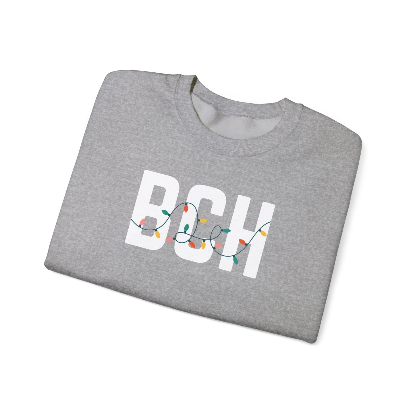 BCH HOLIDAY LIGHTS HEAVY BLEND CREWNECK