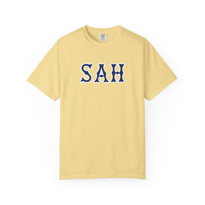 SAH NAVY SOX LETTERS TEE