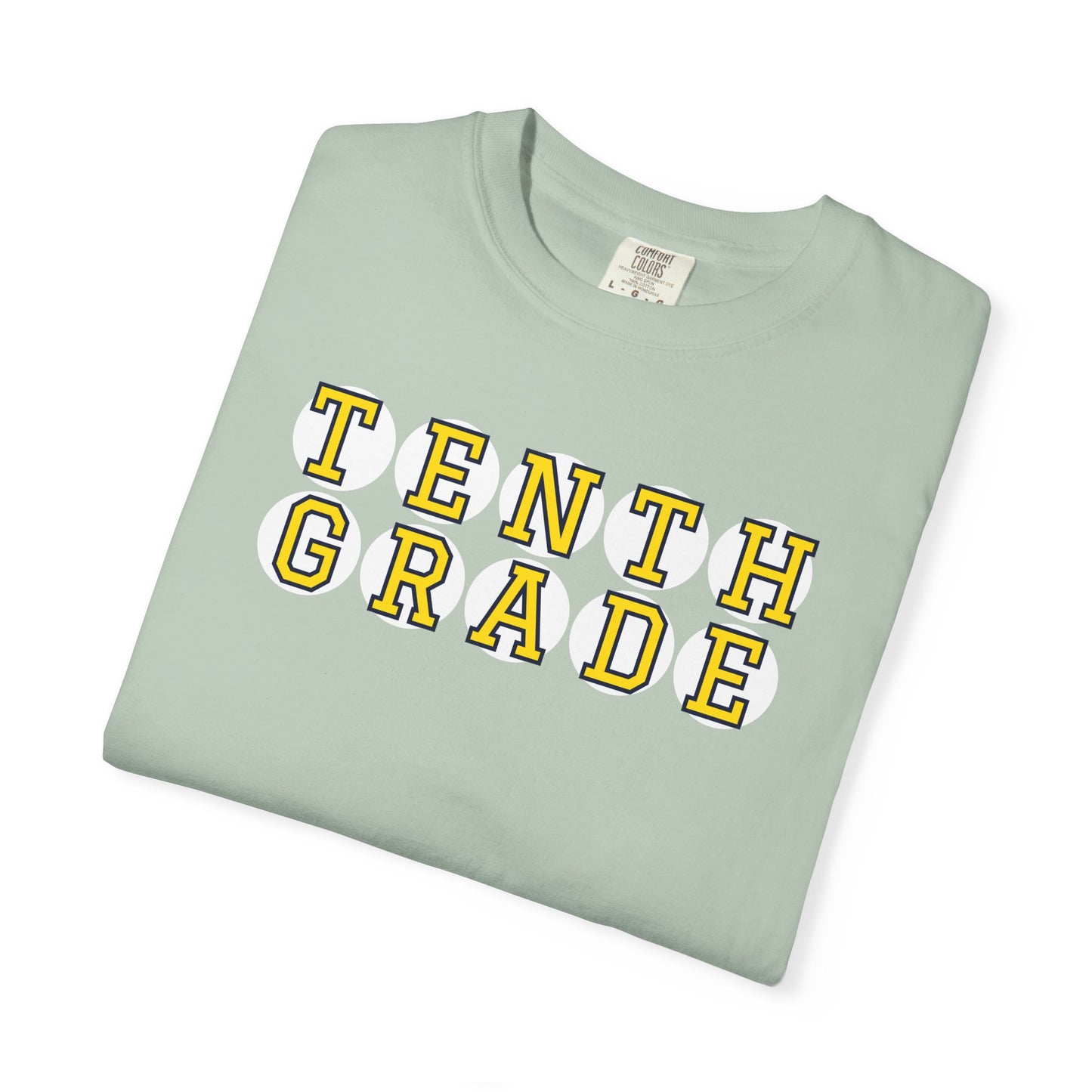 TENTH GRADE YELLOW PLAYER LETTERS T-SHIRT